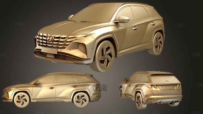 Hyundai tucson 2021 3d stl модель для ЧПУ